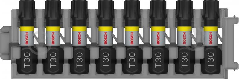 Набор бит Bosch Impact Control 25 мм T30 8 шт. 2608522382 - фото 1