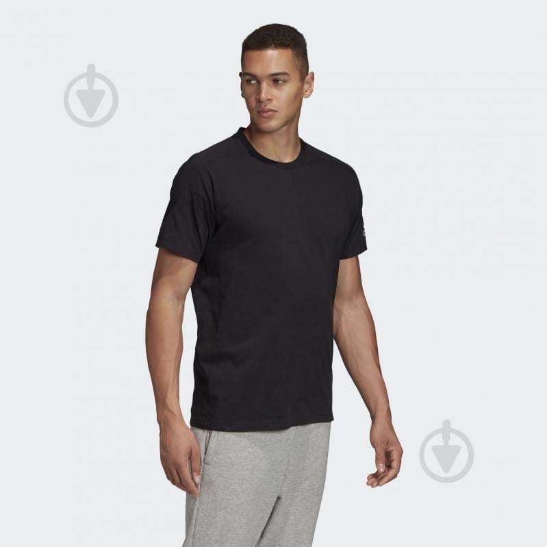 Футболка Adidas M MH PLAIN TEE FL3949 р.M чорний - фото 6