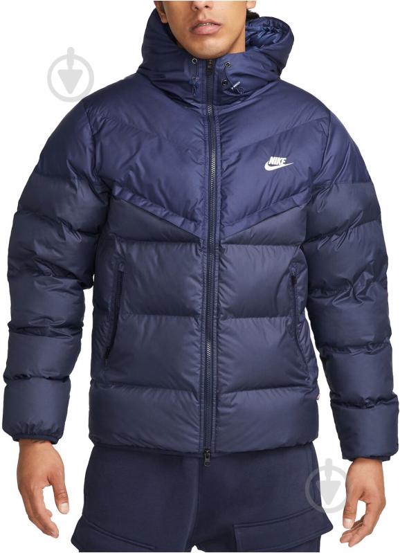 Куртка чоловіча Nike Windrunner PrimaLoft FB8185-410 р.S темно-синій - фото 1