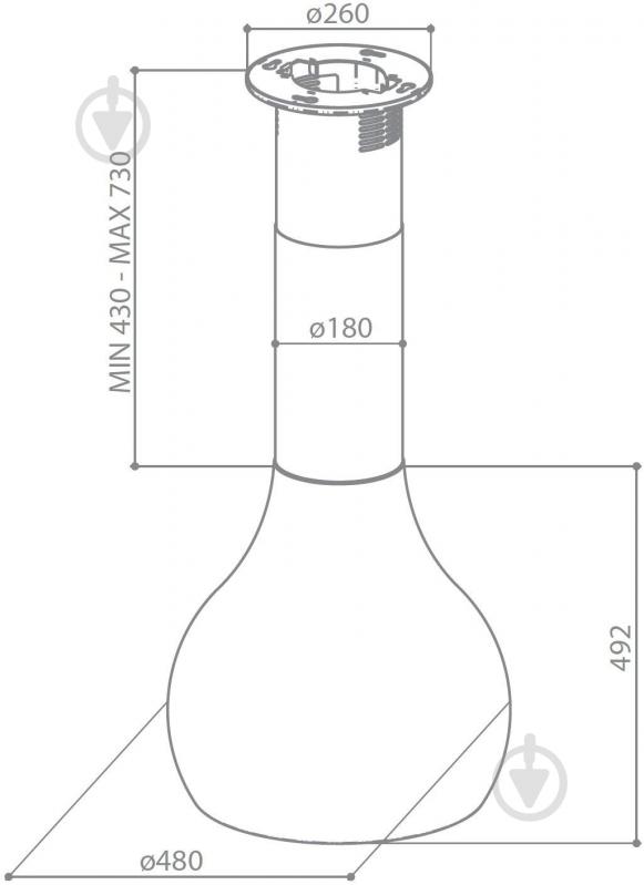 Вытяжка Faber DROP EG8 WP A48 - фото 11