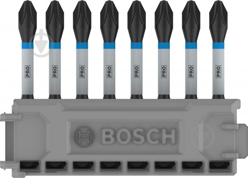 Набор бит Bosch Impact Control 50 мм PH2 8 шт. 2608522330 - фото 3 Набор бит Bosch Impact Control 50 мм PH2 8 шт. 2608522330 - фото 3