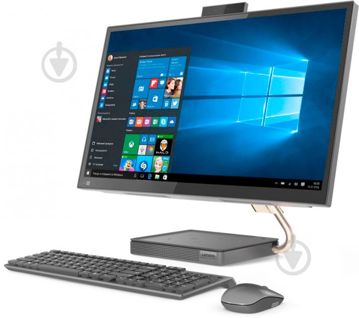 Моноблок Lenovo AIO5-27IOB6 27 (F0G4002VUA) gray - фото 3