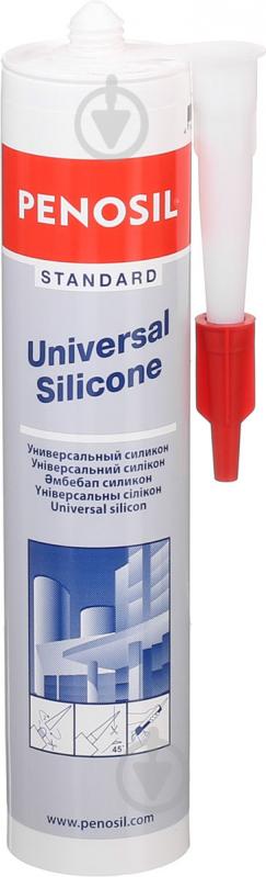 Герметик силиконовый PENOSIL Standard универсальный прозрачный 280 мл - фото 1