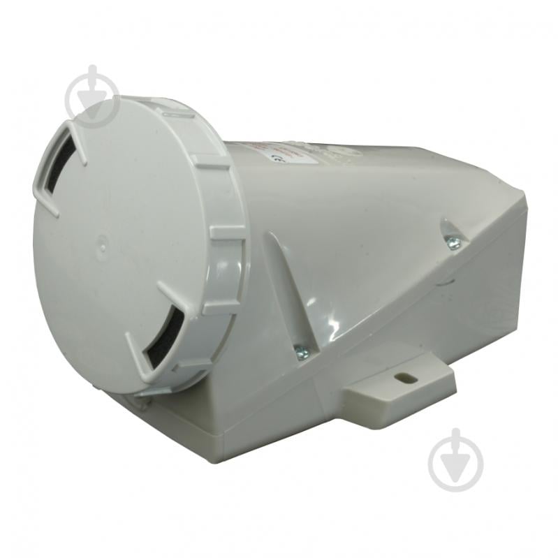 Розетка силова із заземленням ETI настінна EZH-6343 білий 4482046 - фото 1