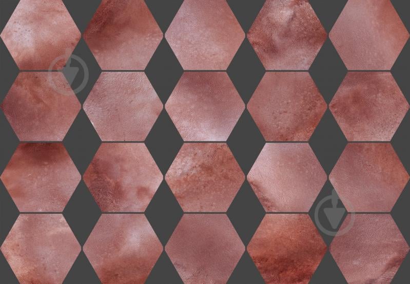 Плитка Cifre Moon Hexagon Garnet Brillo 16x18 см - фото 2
