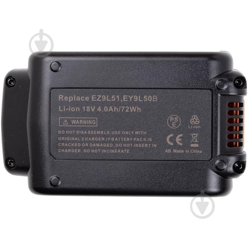 Аккумулятор PowerPlant 18,0V 4,0Ah для шуруповертов и электроинструментов PANASONIC (EY9L51B) TB921140 - фото 3