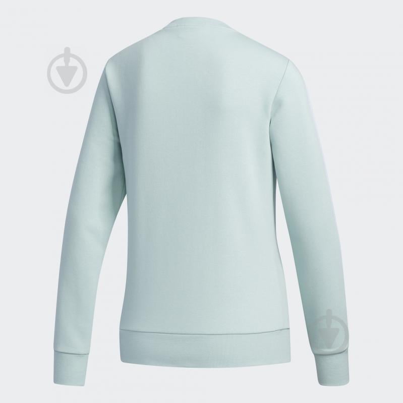 Свитшот Adidas W E 3S SWEAT FT FL9205 р. XS зеленый - фото 2