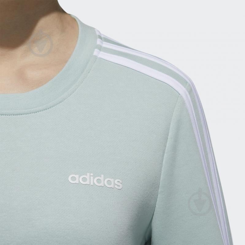 Свитшот Adidas W E 3S SWEAT FT FL9205 р. XS зеленый - фото 7