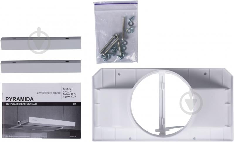 Вытяжка Pyramida TL GLASS 60 INOX WHITE/N - фото 10