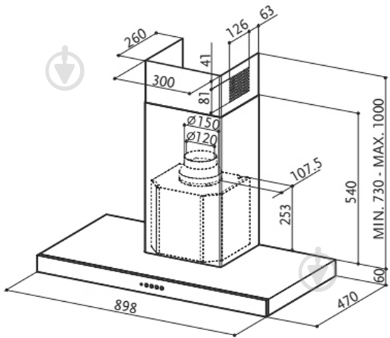Вытяжка Faber STILO/SP X A90 - фото 4