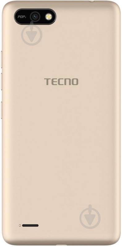 Смартфон Tecno POP 2F 2021 1/16GB champagne gold (4895180766008) - фото 3