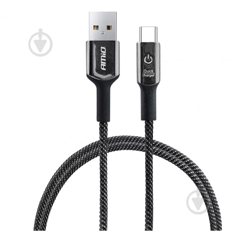 Кабель AMiO UC-9 USB+USB-C 100 см (02528) - фото 1