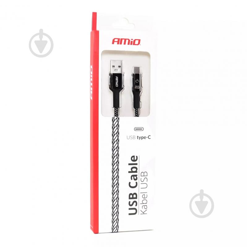 Кабель AMiO UC-9 USB+USB-C 100 см (02528) - фото 2