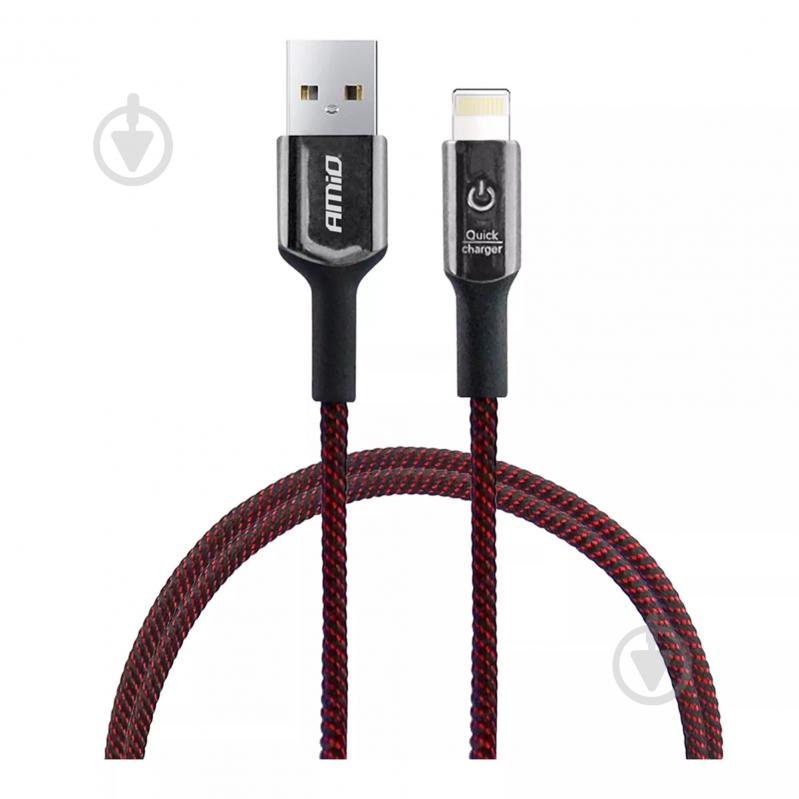 Кабель AMiO UC-10 USB/Apple lightning 100 см (02527) - фото 1 Кабель AMiO UC-10 USB/Apple lightning 100 см (02527) - фото 1