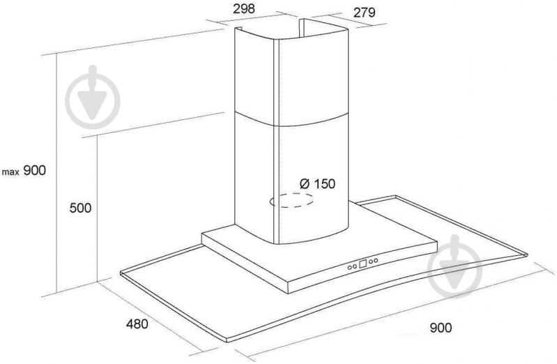 Витяжка Pyramida HEE 91 (B-900mm) - фото 9 Витяжка Pyramida HEE 91 (B-900mm) - фото 9