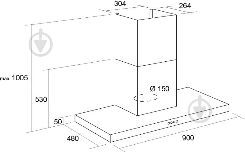 Вытяжка Pyramida HEE 22 (S-900) - фото 2