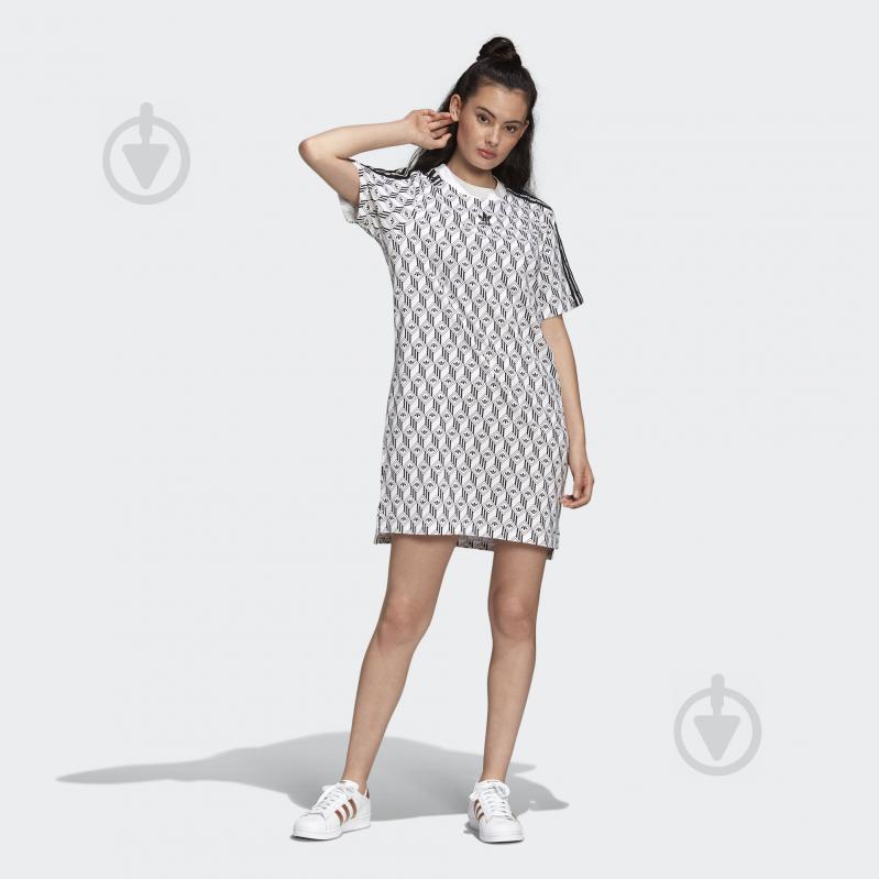 Платье Adidas TEE DRESS FM1069 р.36 белый - фото 3