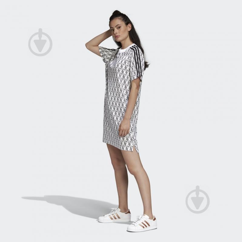 Платье Adidas TEE DRESS FM1069 р.36 белый - фото 4