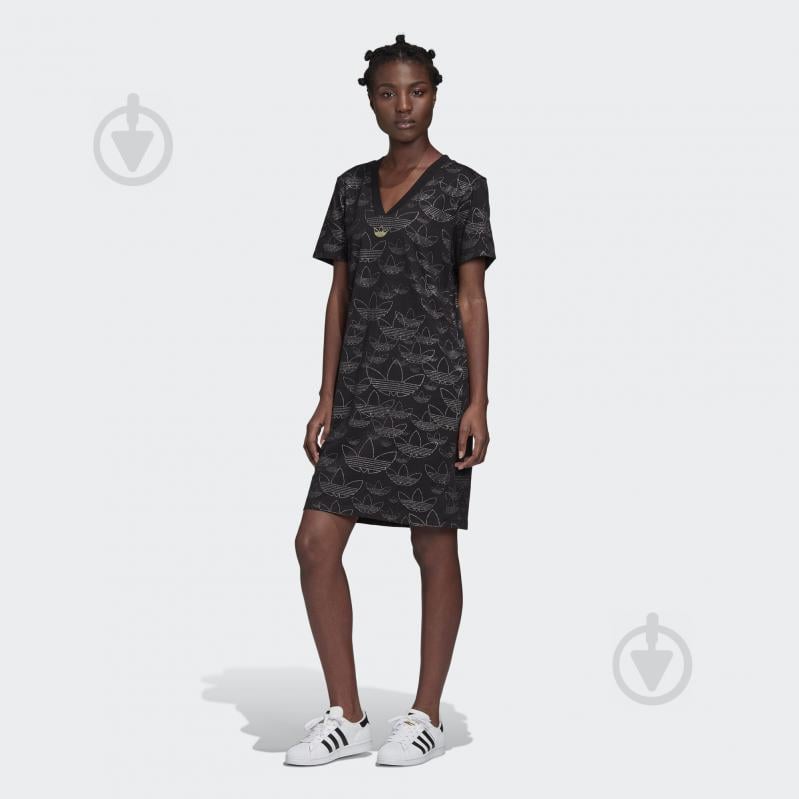 Платье Adidas AOP DRESS FM1946 р.36 черный - фото 3