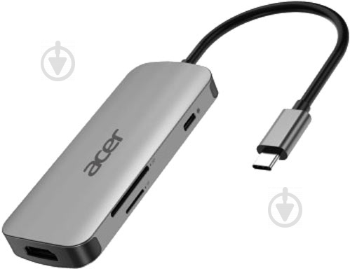 Док-станція Acer 7in1 Type C dongle silver (HP.DSCAB.008) - фото 4