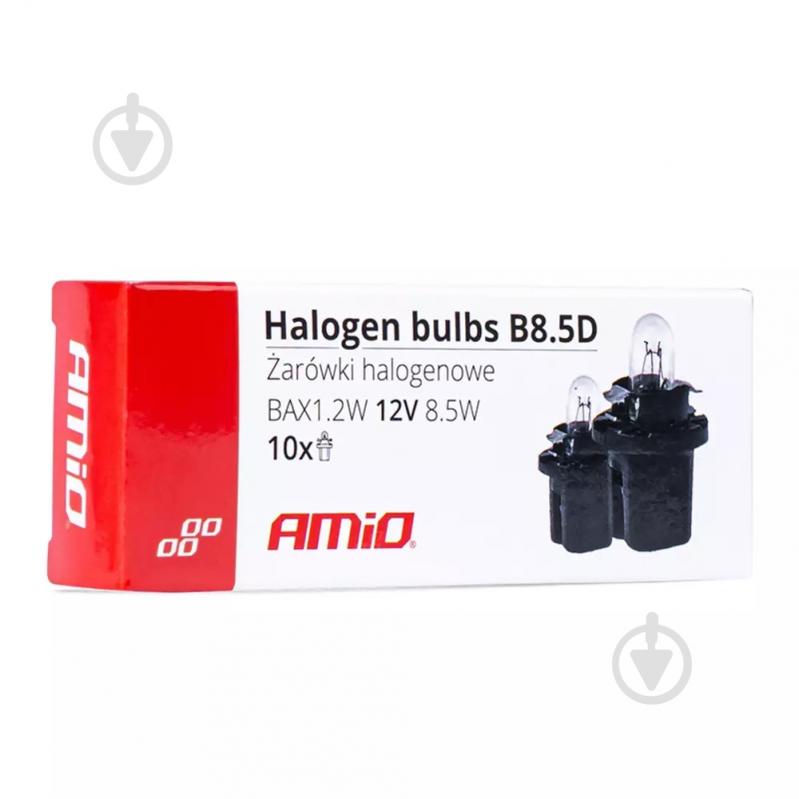 Автолампа галогенна AMiO T5 1,2 Вт 10 шт. (03371) - фото 2 Автолампа галогенна AMiO T5 1,2 Вт 10 шт. (03371) - фото 2