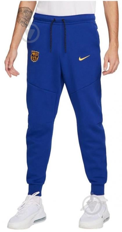 Штани Nike Tech Fleece Fc Barcelona FJ5632-455 р. L синій - фото 1