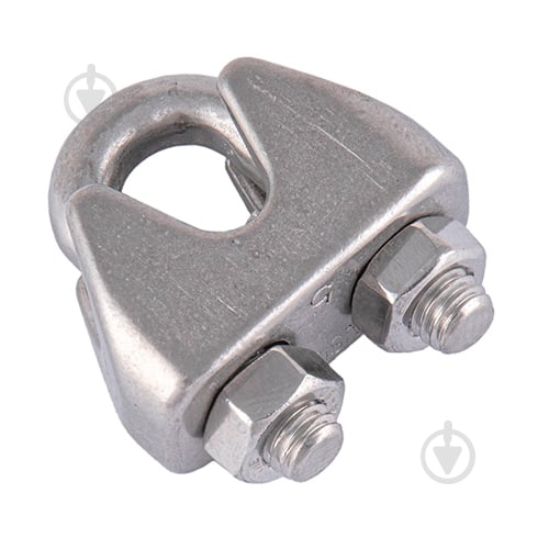 Зажим для троса дуговой snapt 13 мм DIN 741 нержавеющая сталь 50 шт. - фото 1 Зажим для троса дуговой snapt 13 мм DIN 741 нержавеющая сталь 50 шт. - фото 1