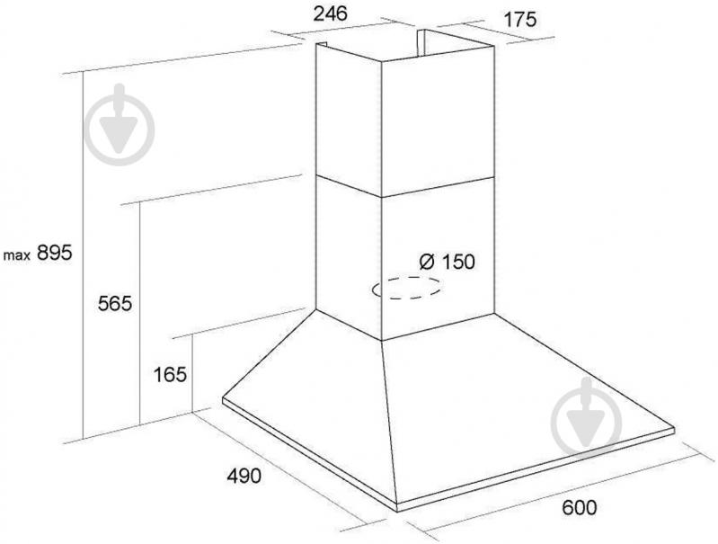 Вытяжка Pyramida KS 60 INOX/U - фото 6 Вытяжка Pyramida KS 60 INOX/U - фото 6