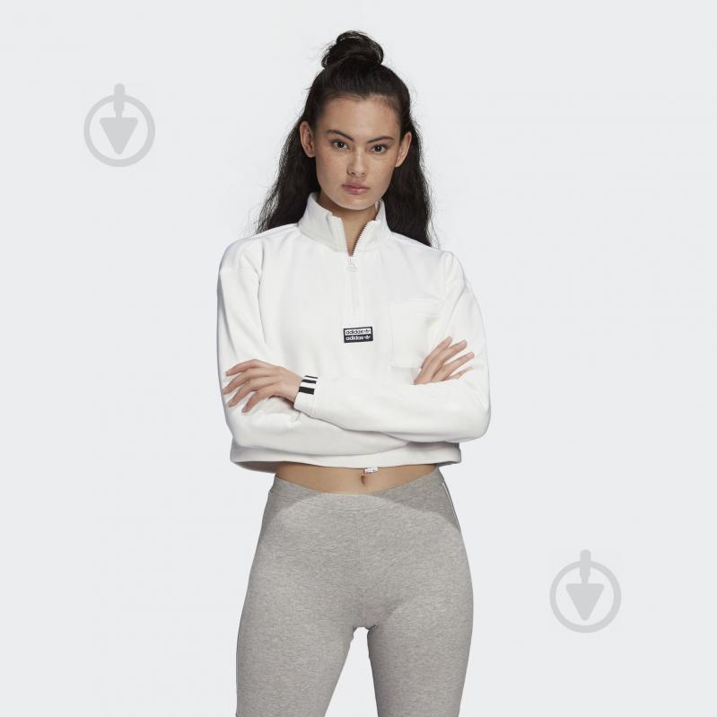 Світшот Adidas CROPPED SWEAT FM2505 р. 32 білий - фото 3