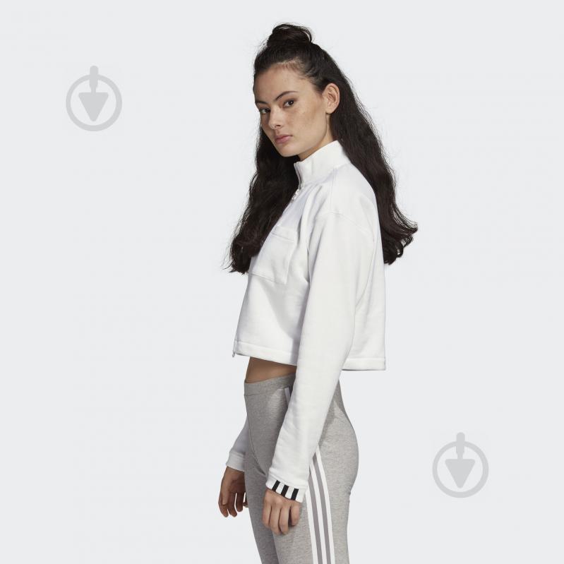 Світшот Adidas CROPPED SWEAT FM2505 р. 32 білий - фото 4