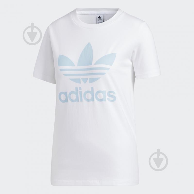Футболка Adidas TREFOIL TEE FM3293 р.L білий - фото 1