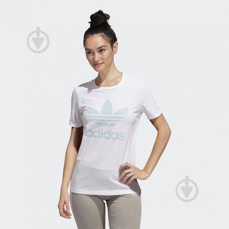 Футболка Adidas TREFOIL TEE FM3293 р.L білий - фото 3