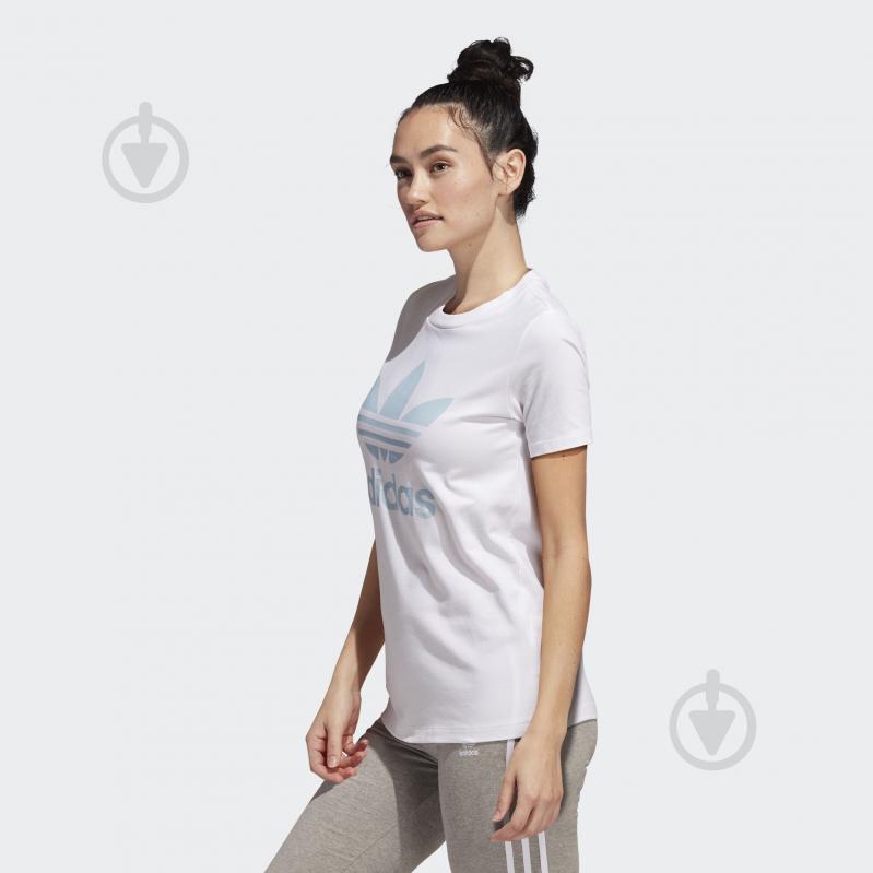 Футболка Adidas TREFOIL TEE FM3293 р.L білий - фото 4