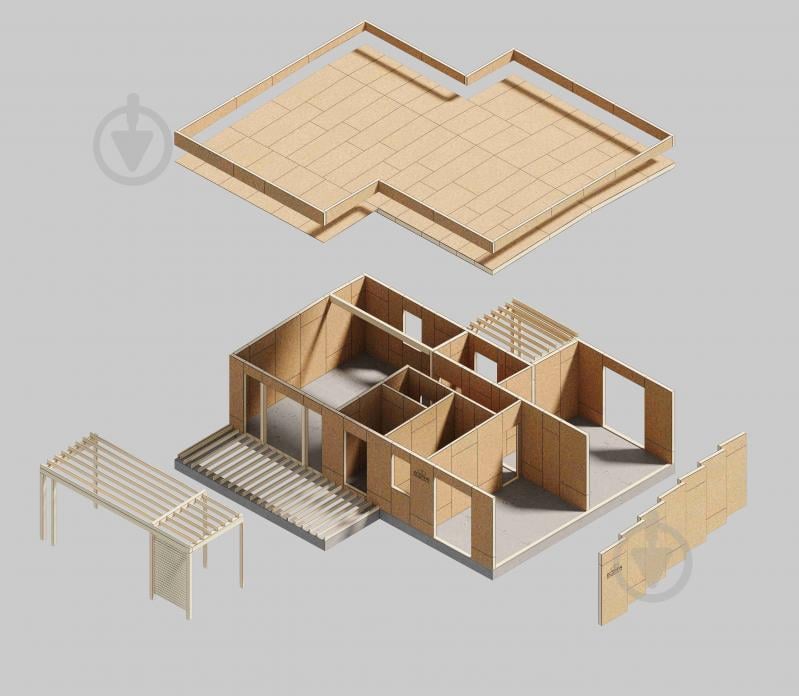 Домокомплект 91.8 м² енергоефективний самостійного монтажу 245-1 - фото 8 Домокомплект 91.8 м² енергоефективний самостійного монтажу 245-1 - фото 8