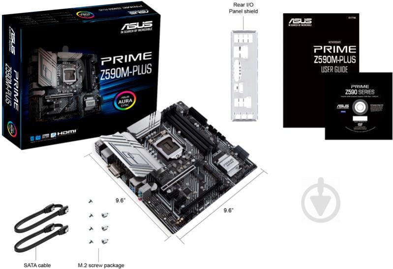 Материнская плата Asus PRIME Z590M-PLUS (Socket 1200, Intel Z590, mirco ATX) - фото 8