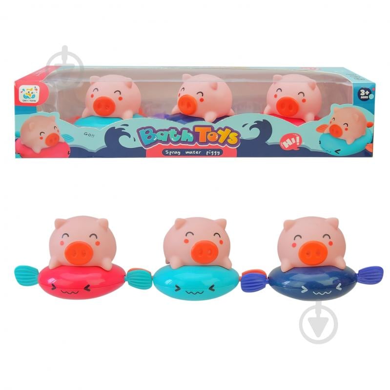 Игрушка для ванны 3 шт./уп. HN1666 - фото 1 Игрушка для ванны 3 шт./уп. HN1666 - фото 1