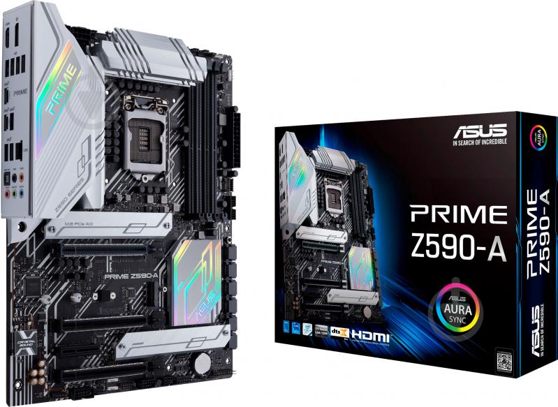 Материнская плата Asus PRIME Z590-A (Socket 1200, Intel Z590, ATX) - фото 1