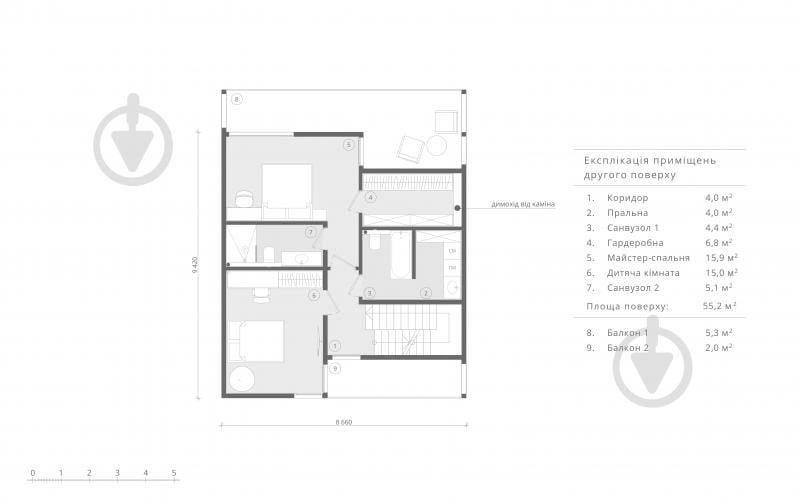 Домокомплект энергоэффективный самостоятельного монтажа 249/2-ARL - фото 8