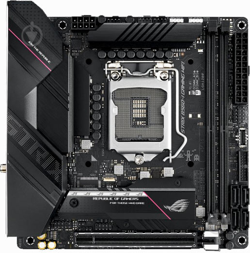 Материнська плата Asus STRIX B560-I GAMING WIFI (Socket 1200, Intel B560, mini ITX) - фото 1