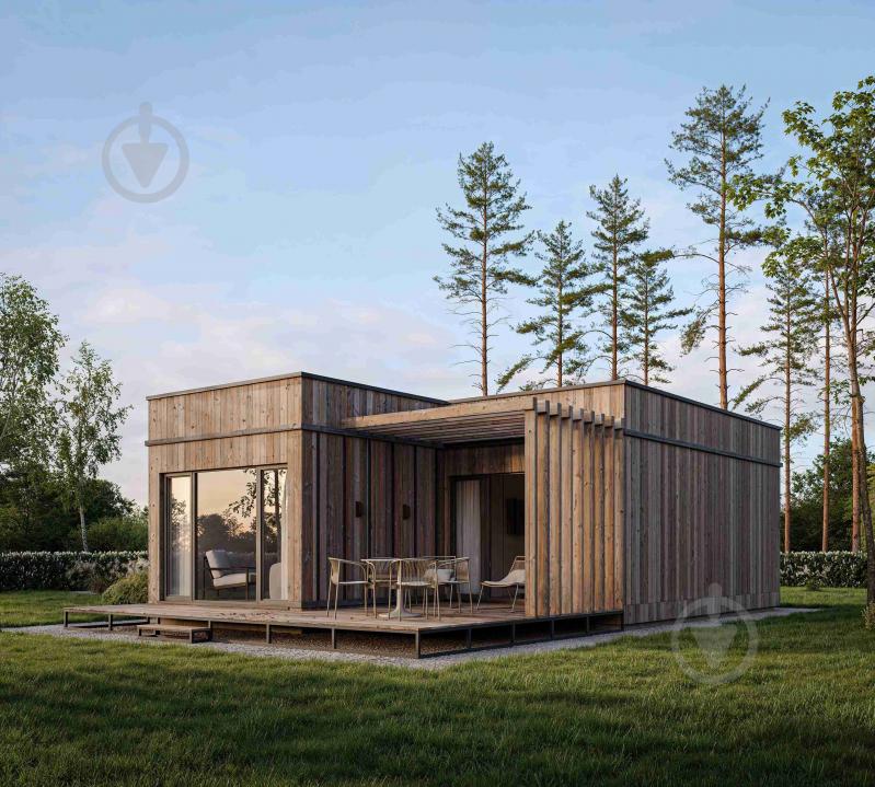 Модульный дом энергоэффективный 105-MDH - фото 1