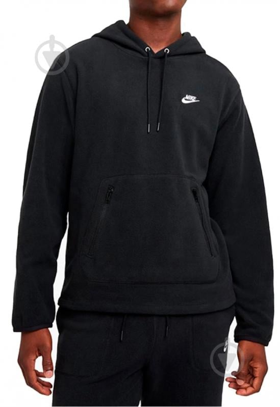 Джемпер Nike NK CLUB WINTERIZED PO HOODIE FZ0660-010 р.XL черный - фото 1 Джемпер Nike NK CLUB WINTERIZED PO HOODIE FZ0660-010 р.XL черный - фото 1