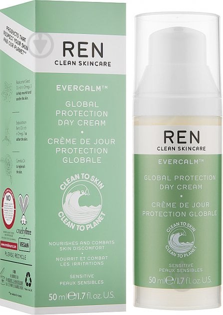 Крем для обличчя денний Ren Evercalm Global Protection Day Cream 50 мл - фото 1