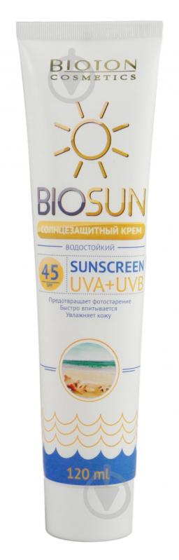 Крем сонцезахисний Bioton BIOSUN SPF 45 120 мл - фото 1