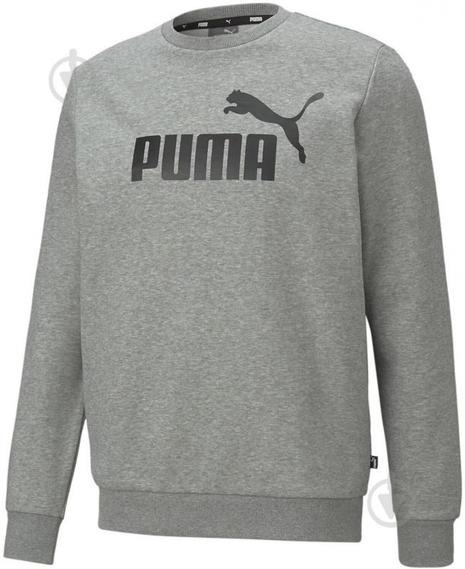 Джемпер Puma Essentials Big Logo Crew 58667803 р.XL серый - фото 1 Джемпер Puma Essentials Big Logo Crew 58667803 р.XL серый - фото 1