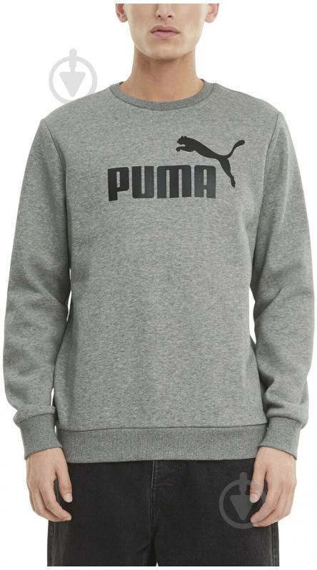 Джемпер Puma Essentials Big Logo Crew 58667803 р.XL серый - фото 4 Джемпер Puma Essentials Big Logo Crew 58667803 р.XL серый - фото 4