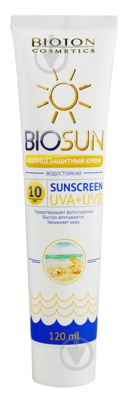 Лосьйон сонцезахисний Bioton BIOSUN SPF 10 120 мл - фото 1