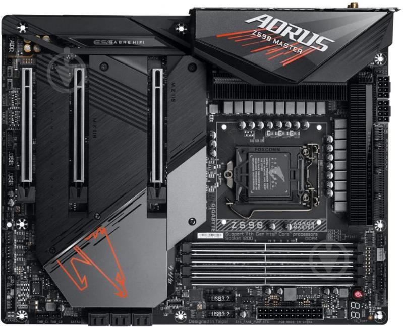 Материнская плата Gigabyte Z590 AORUS MASTER (Socket 1200, ATX) - фото 2