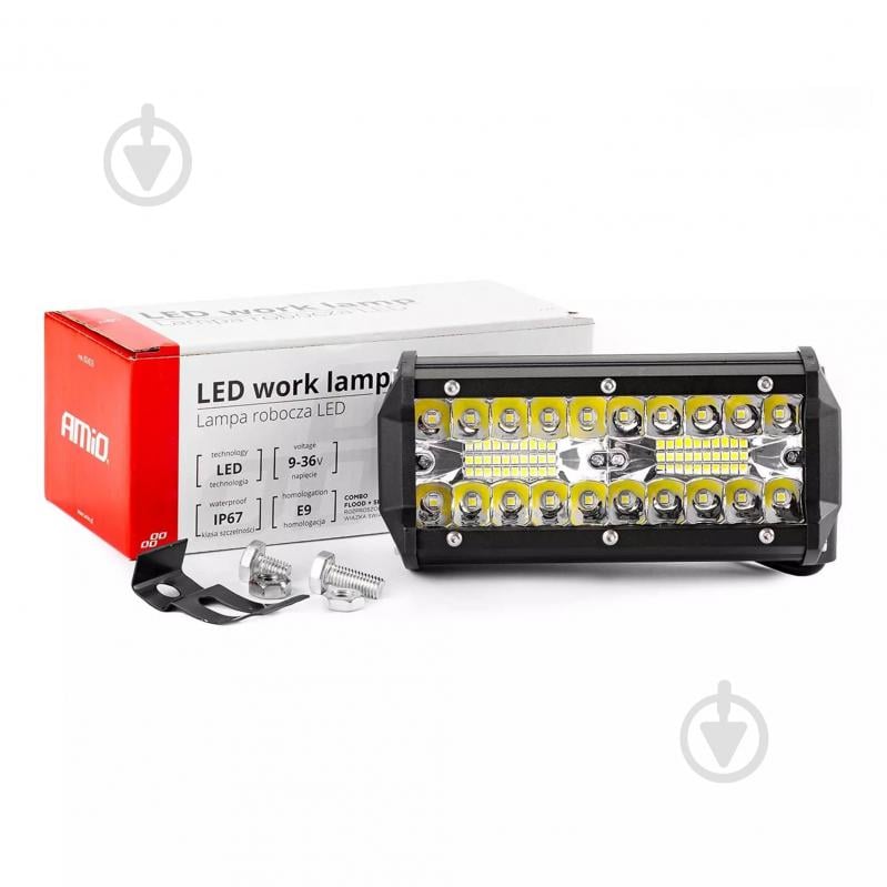 Фара додаткова AMiO AWL19 40LED COMBO (02433) 120 Вт 9 В - фото 3 Фара додаткова AMiO AWL19 40LED COMBO (02433) 120 Вт 9 В - фото 3