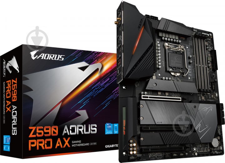 Материнська плата Gigabyte Z590 AORUS PRO AX (Socket 1200, Intel Z590, ATX) - фото 5