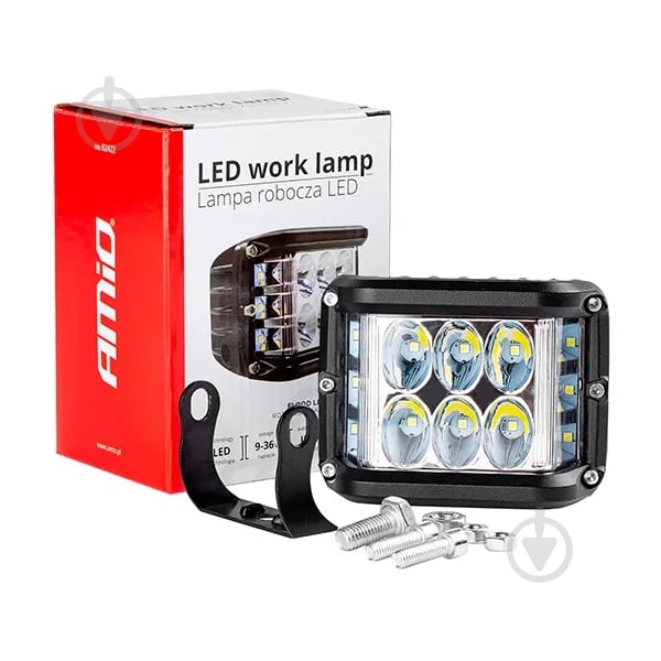 Фара додаткова AMiO AWL08 12 LED (02422) 36 Вт 9 В - фото 4 Фара додаткова AMiO AWL08 12 LED (02422) 36 Вт 9 В - фото 4